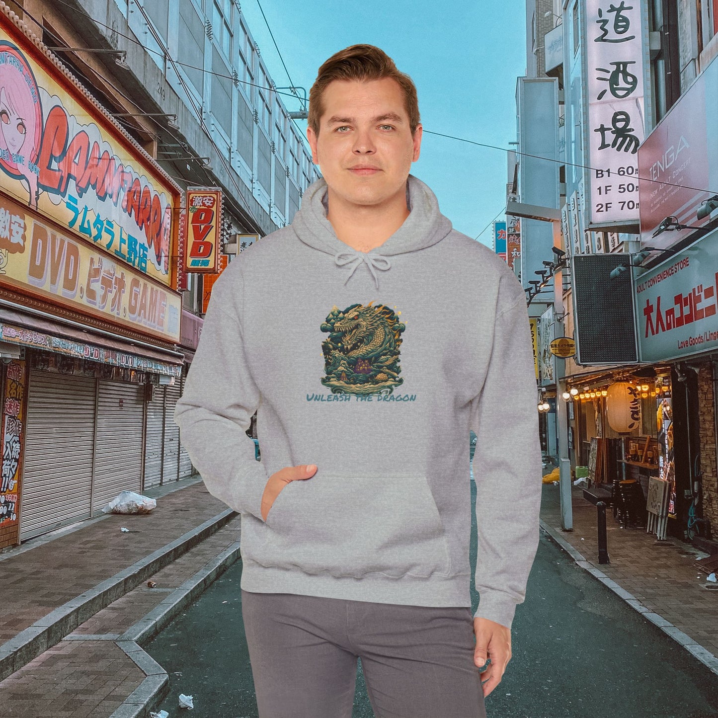 soft hooded sweatshirt comfortable evoking the beautiful culture of Asia