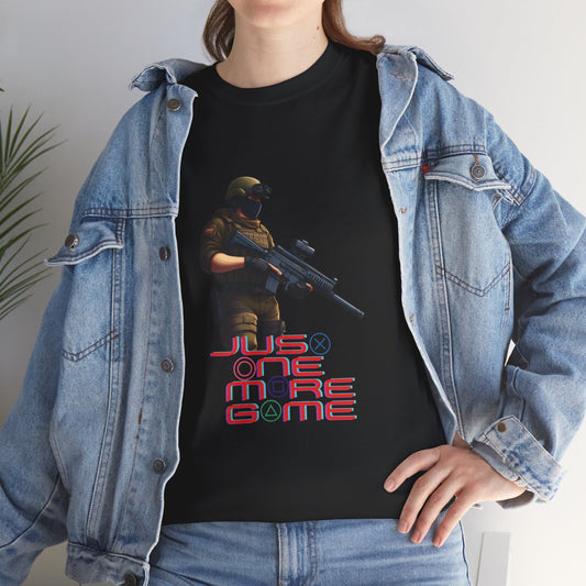 soft and cool t-shirt with a design inspired by video games