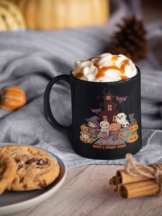 Mug - Adorable Kawaii Style Halloween Trick or Treat Characters