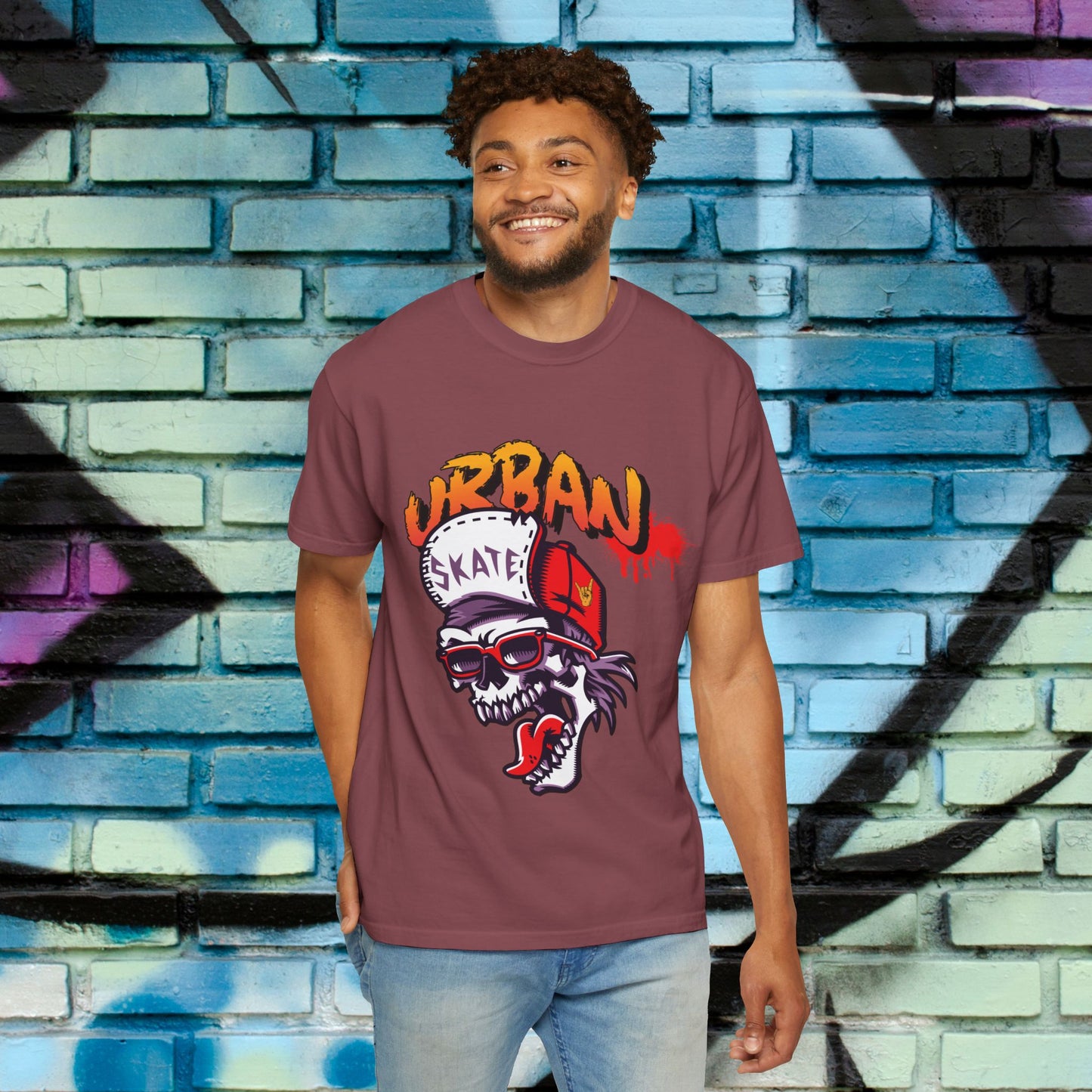 Skull Urban Skate T-Shirt