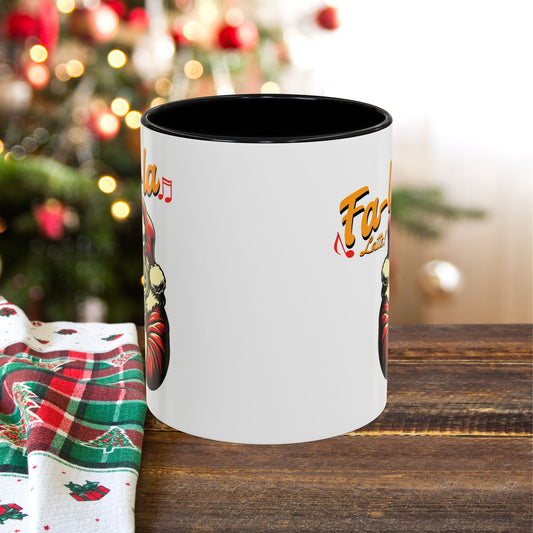 Coffee Mug - Santa Claus Fa Fa Fa Latte Design