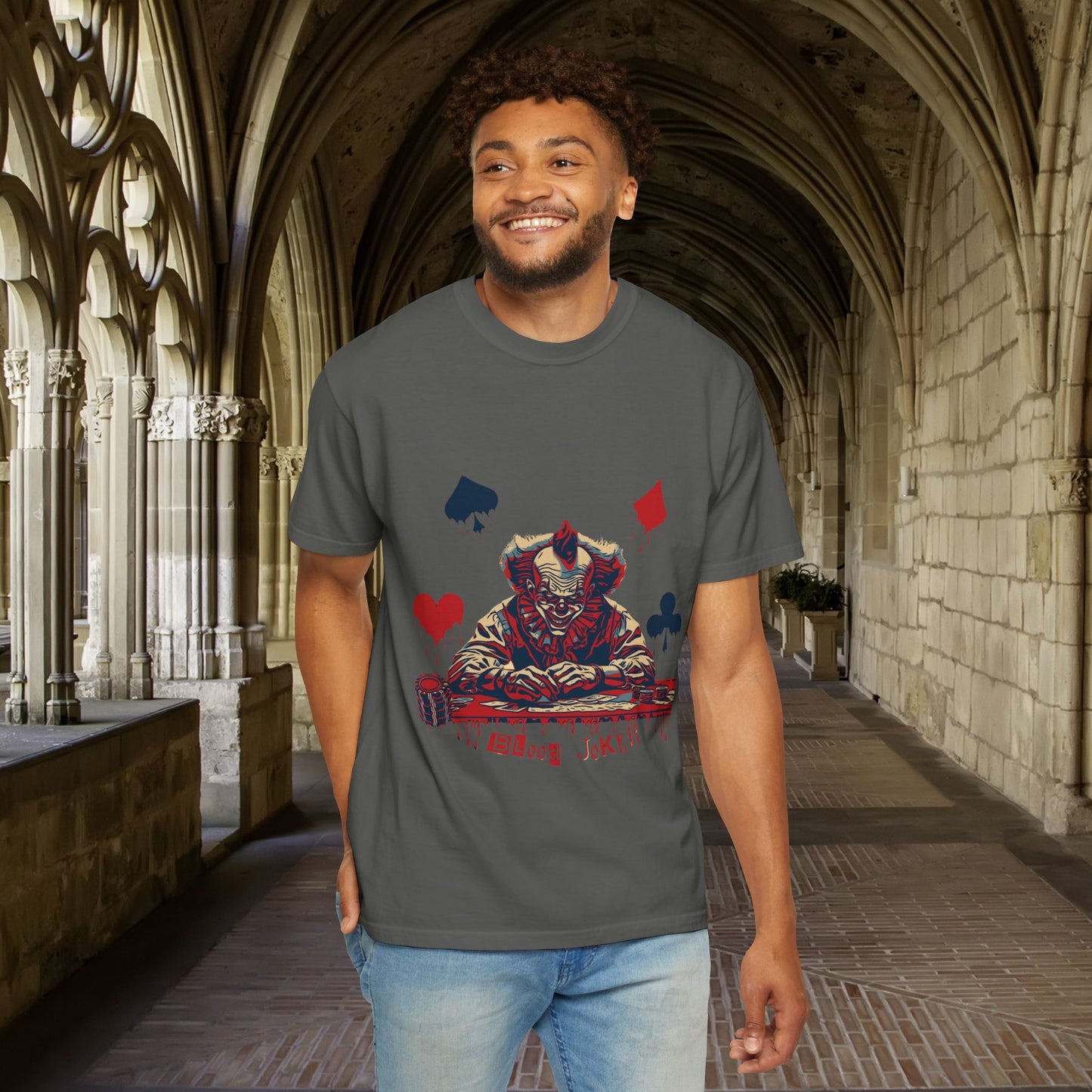 Halloween Blood Joker T-shirt