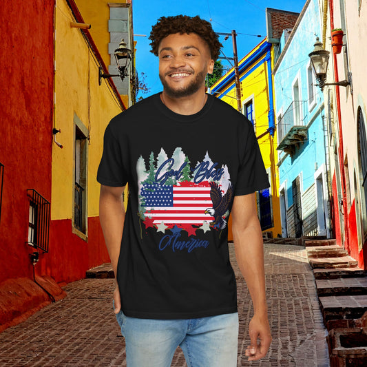 July 4th Patriotic T-Shirt — Independence Day American Flag Tee