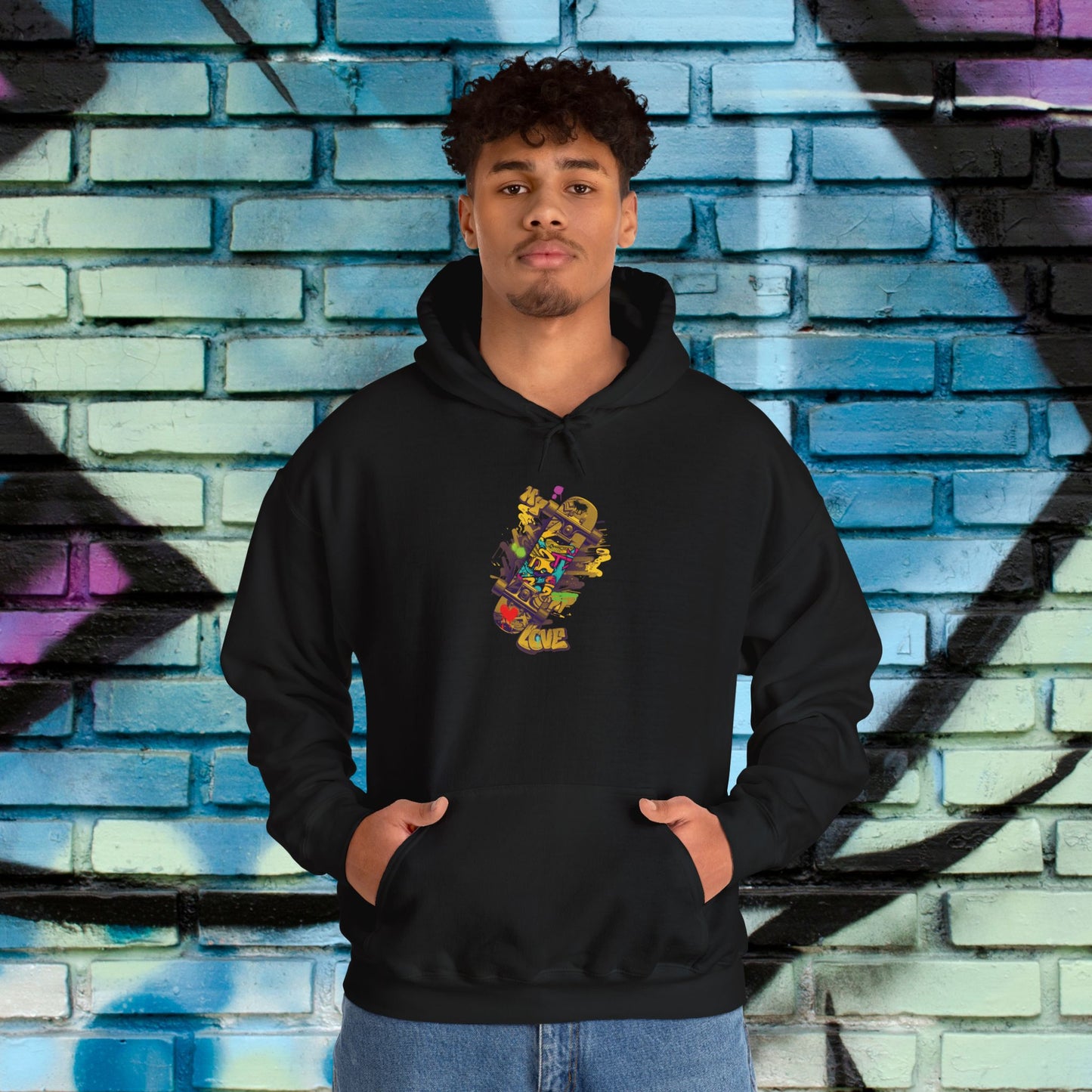 soft hooded sweatshirt  comfortable for asphalt and urban lovers