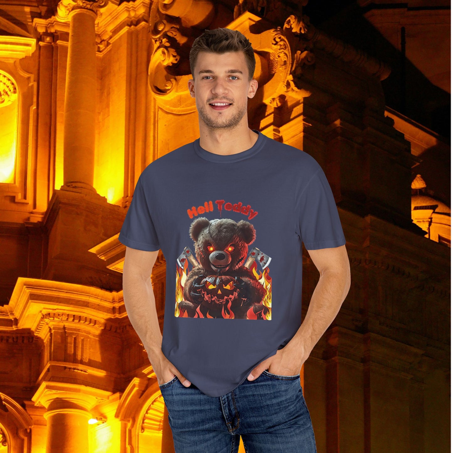 Hell Teddy Halloween T-Shirt
