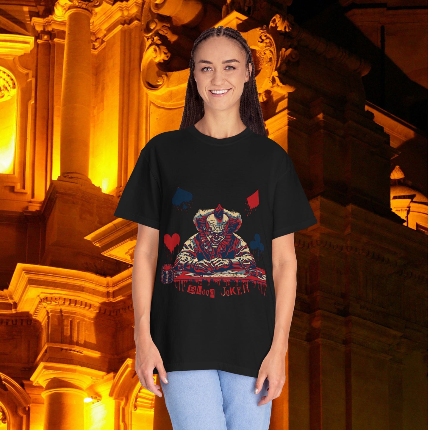 Halloween Blood Joker T-shirt