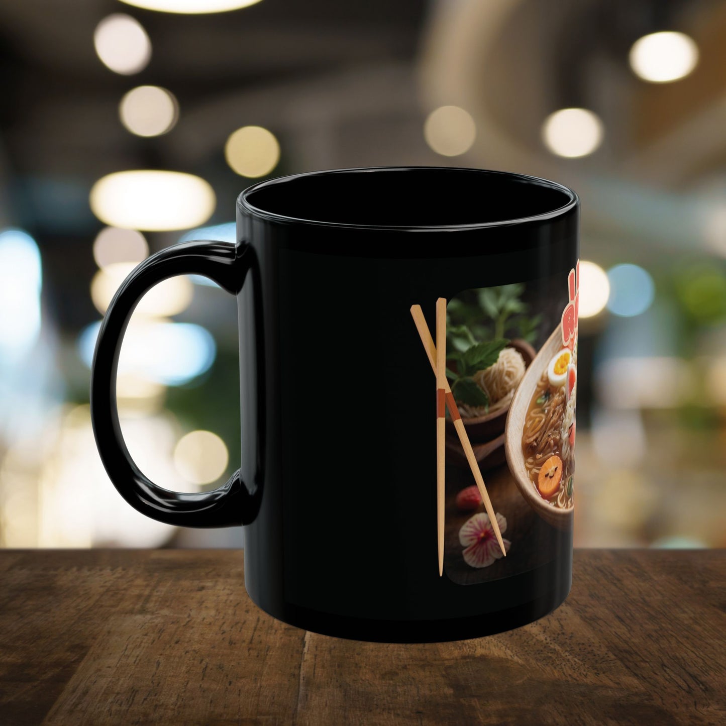 Mug - Ramen-Inspired Black Tea Cup (11oz, 15oz)