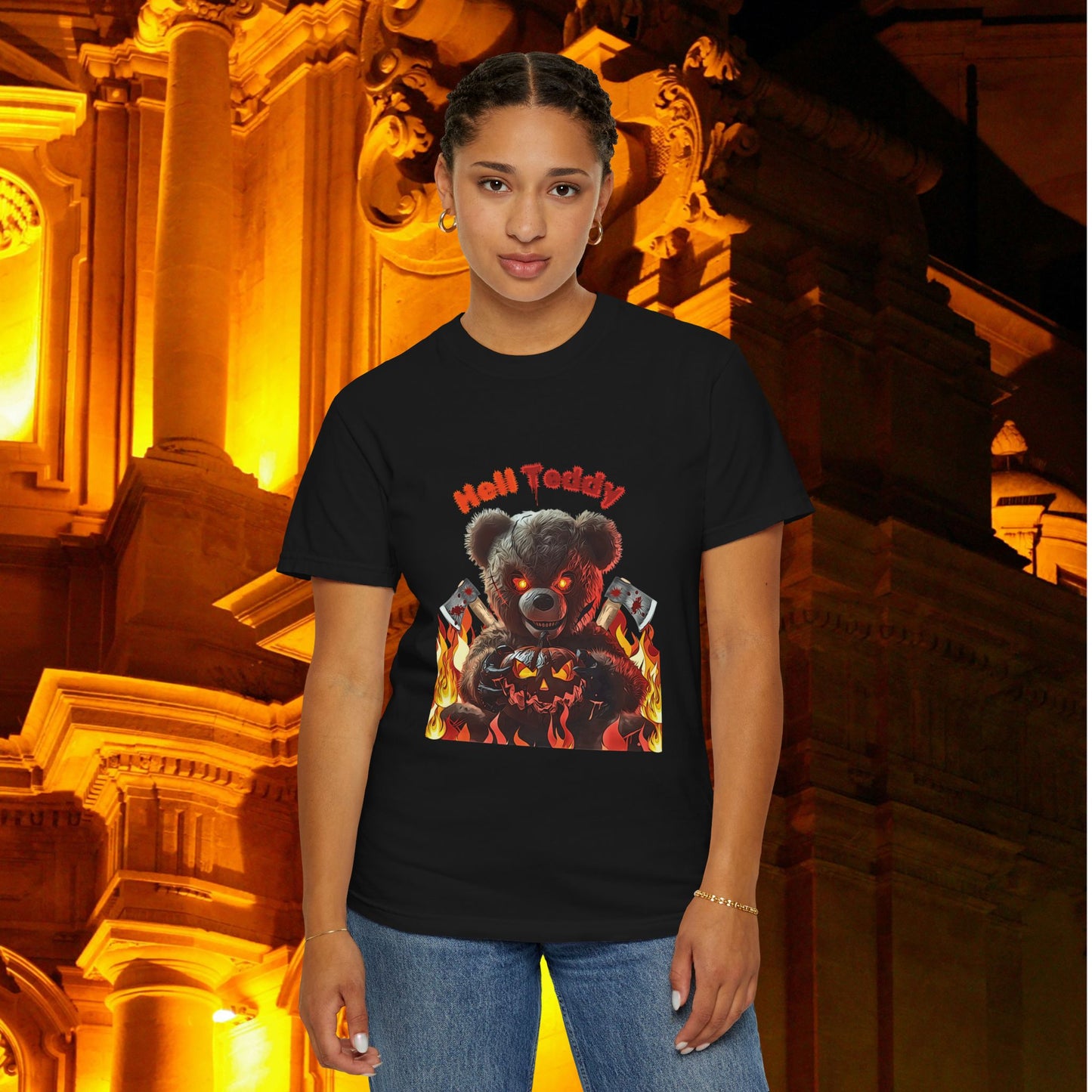 Hell Teddy Halloween T-Shirt