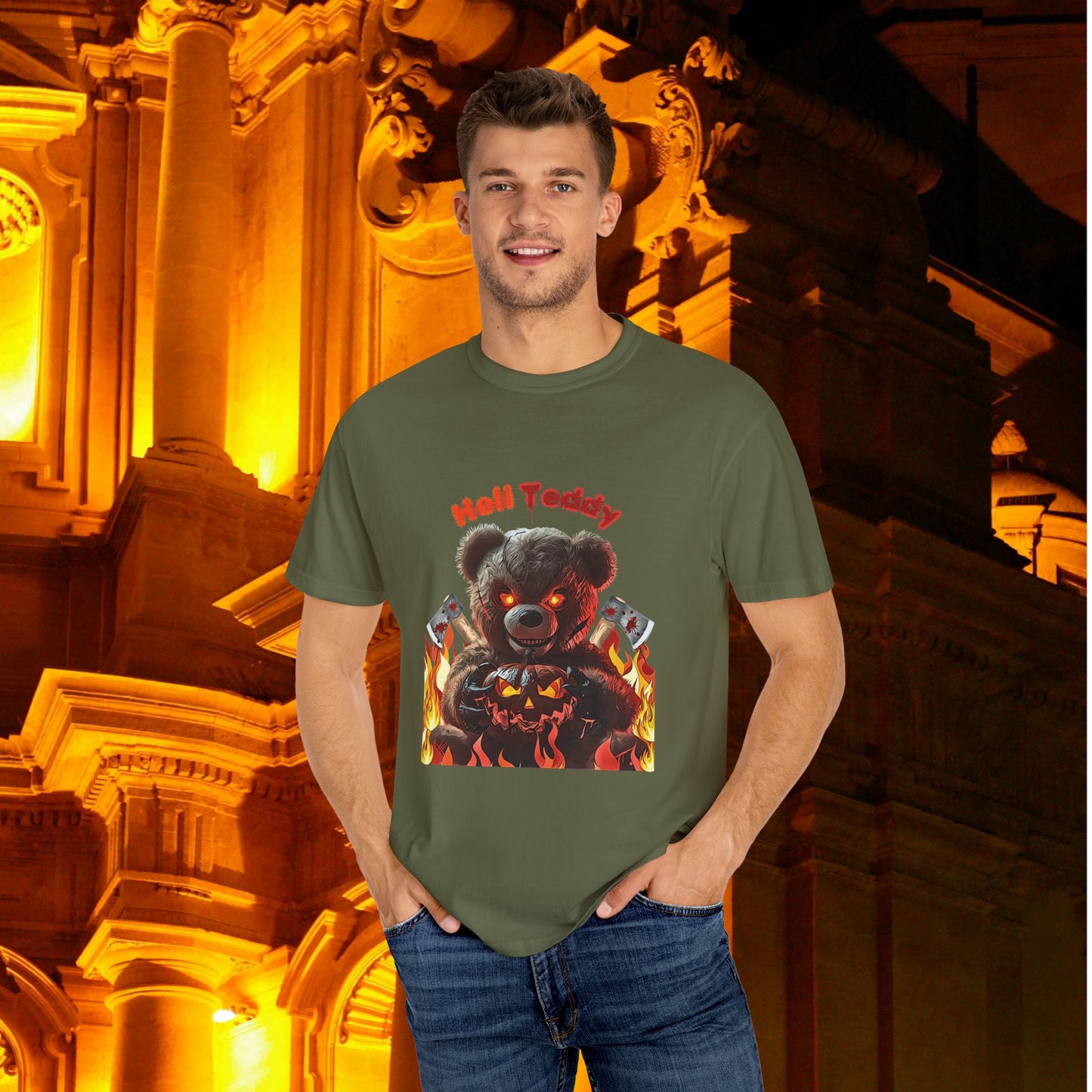 Hell Teddy Halloween T-Shirt