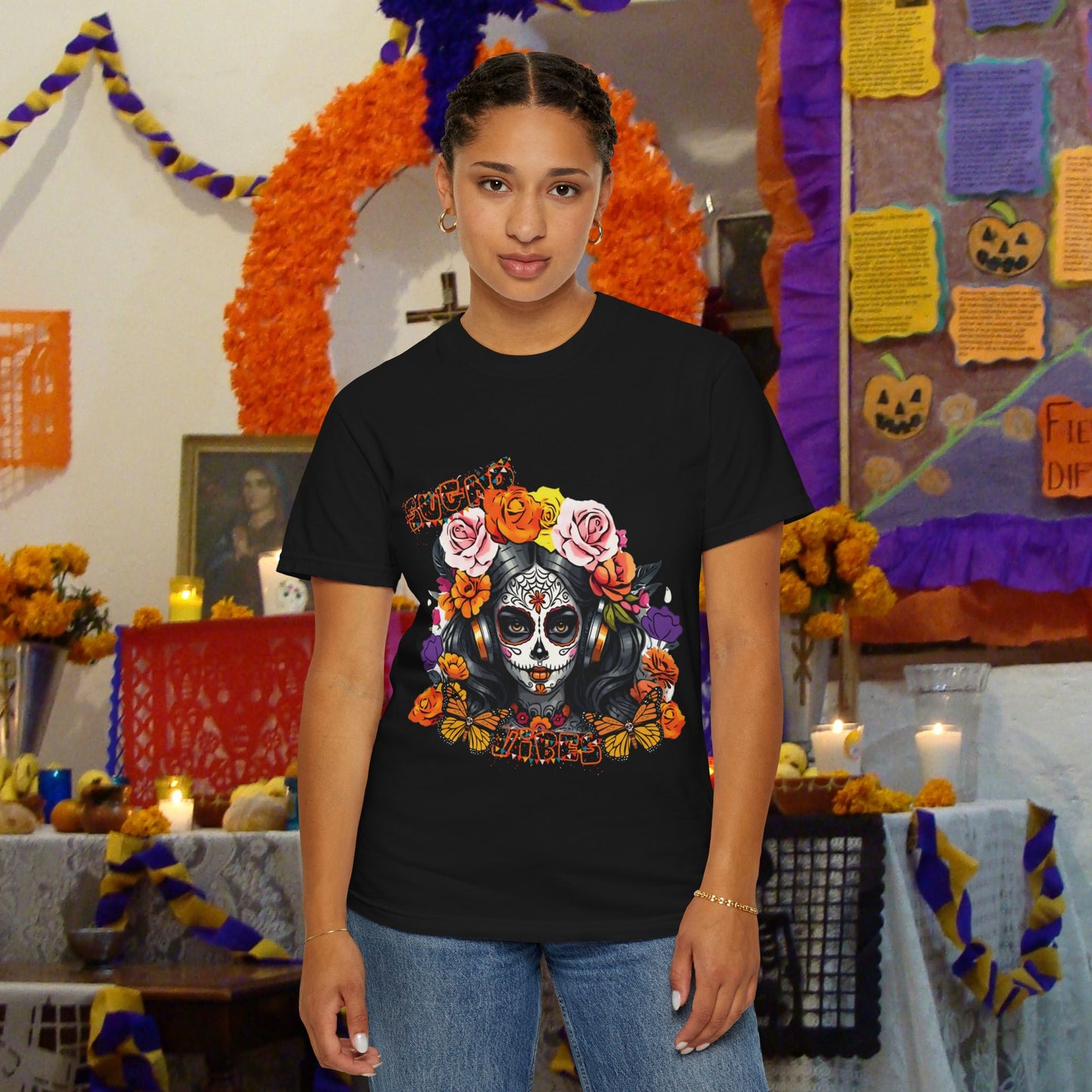 Day of the Dead Sugar Vibes T-shirt