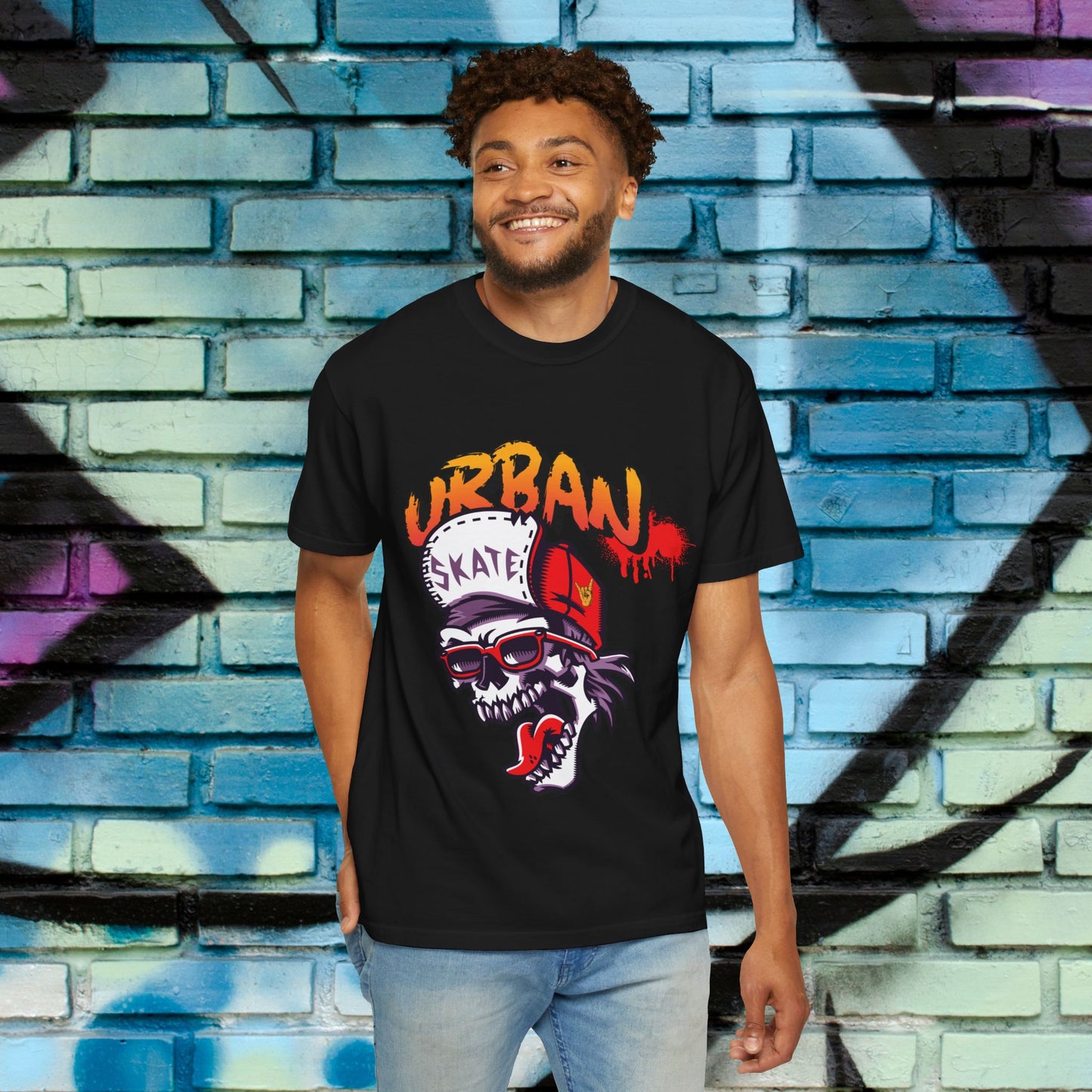 Skull Urban Skate T-Shirt