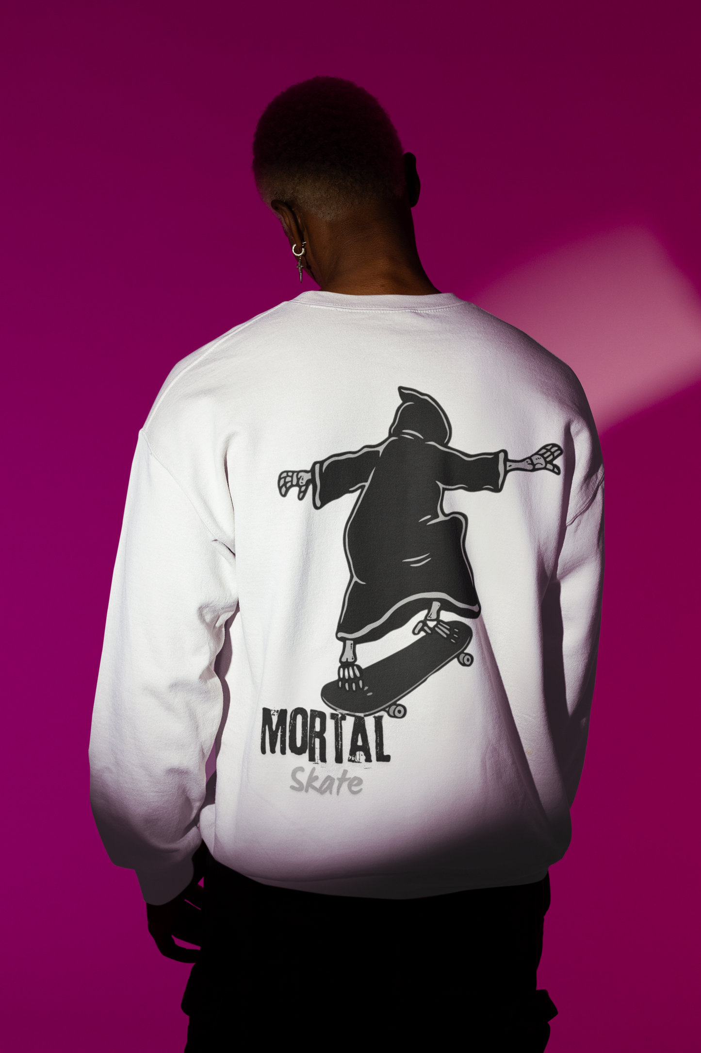 Skull Sweatshirt - Urban Skate Themed