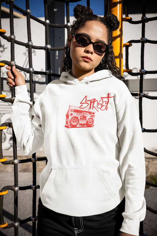 Hip Hop Skull Hoodie — Streetwear Skull Graphic Pullover