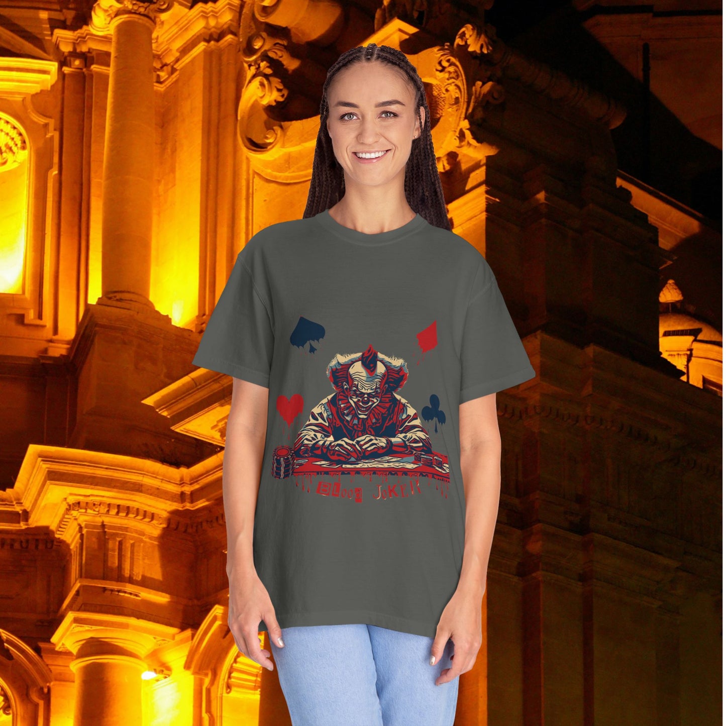 Halloween Blood Joker T-shirt