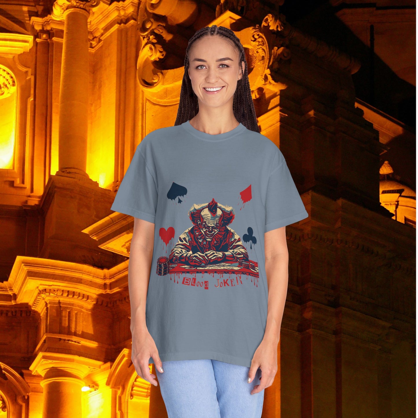 Halloween Blood Joker T-shirt