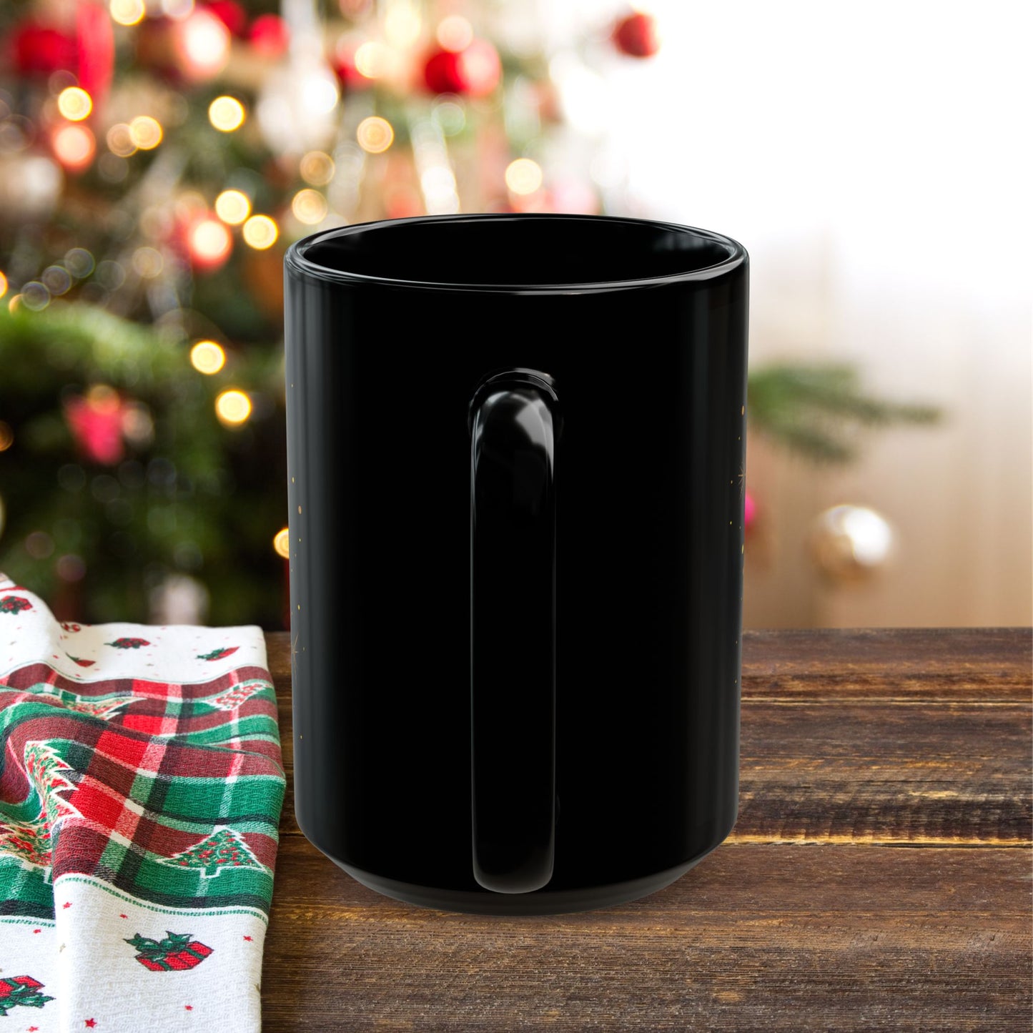 Christmas Night Black Mug