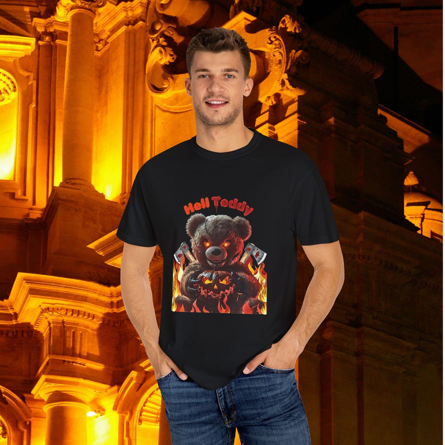 Hell Teddy Halloween T-Shirt