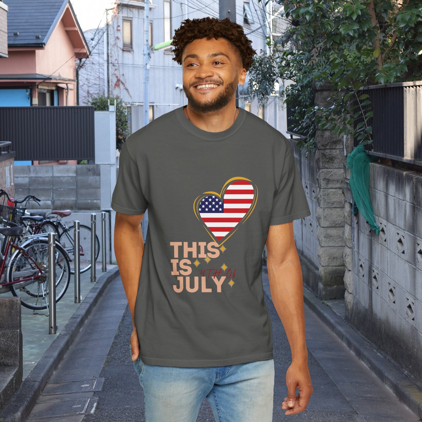 Fresh and soft T-shirt, ideal for celebrating Independence Day