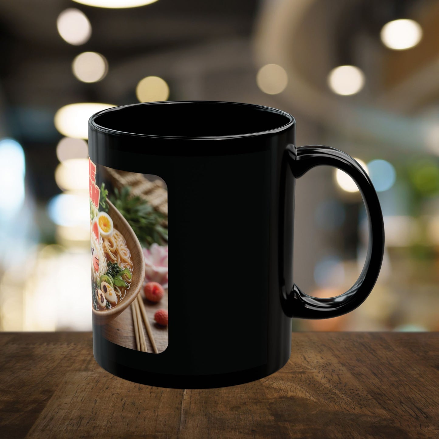 Mug - Ramen-Inspired Black Tea Cup (11oz, 15oz)