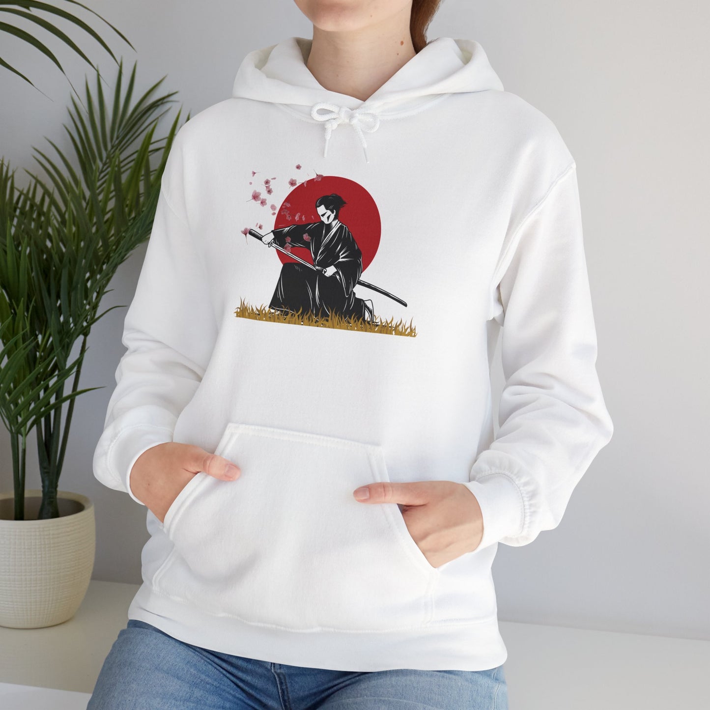 soft hooded sweatshirt  comfortable evoking the beautiful culture of Japan.