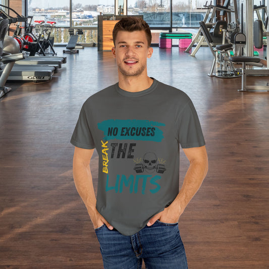 Motivational Unisex T-shirt - No Excuses, Break Your Limits