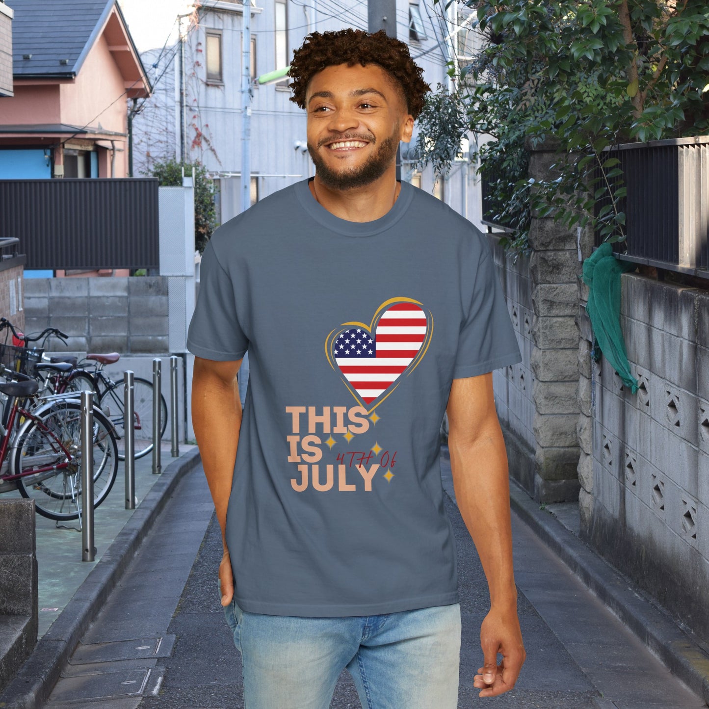 Fresh and soft T-shirt, ideal for celebrating Independence Day