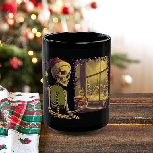 Christmas Night Black Mug