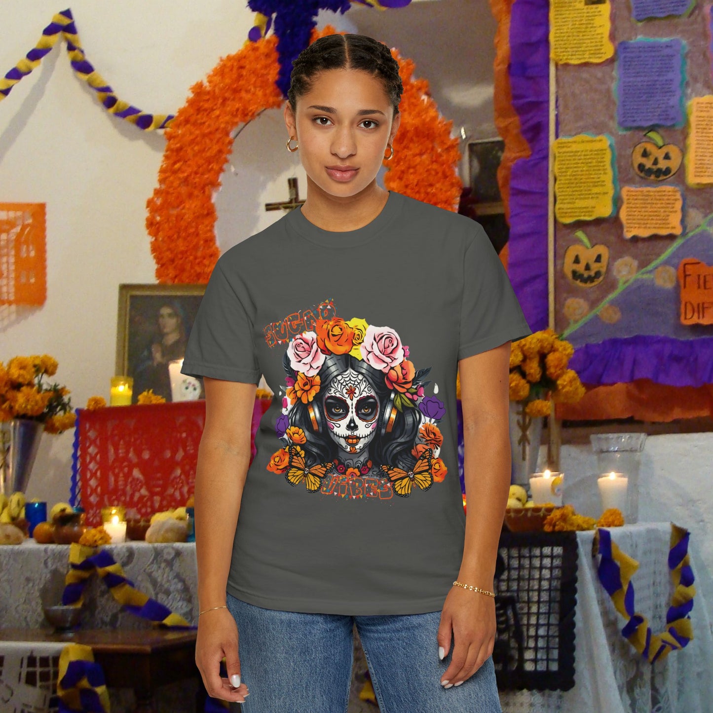 Day of the Dead Sugar Vibes T-shirt