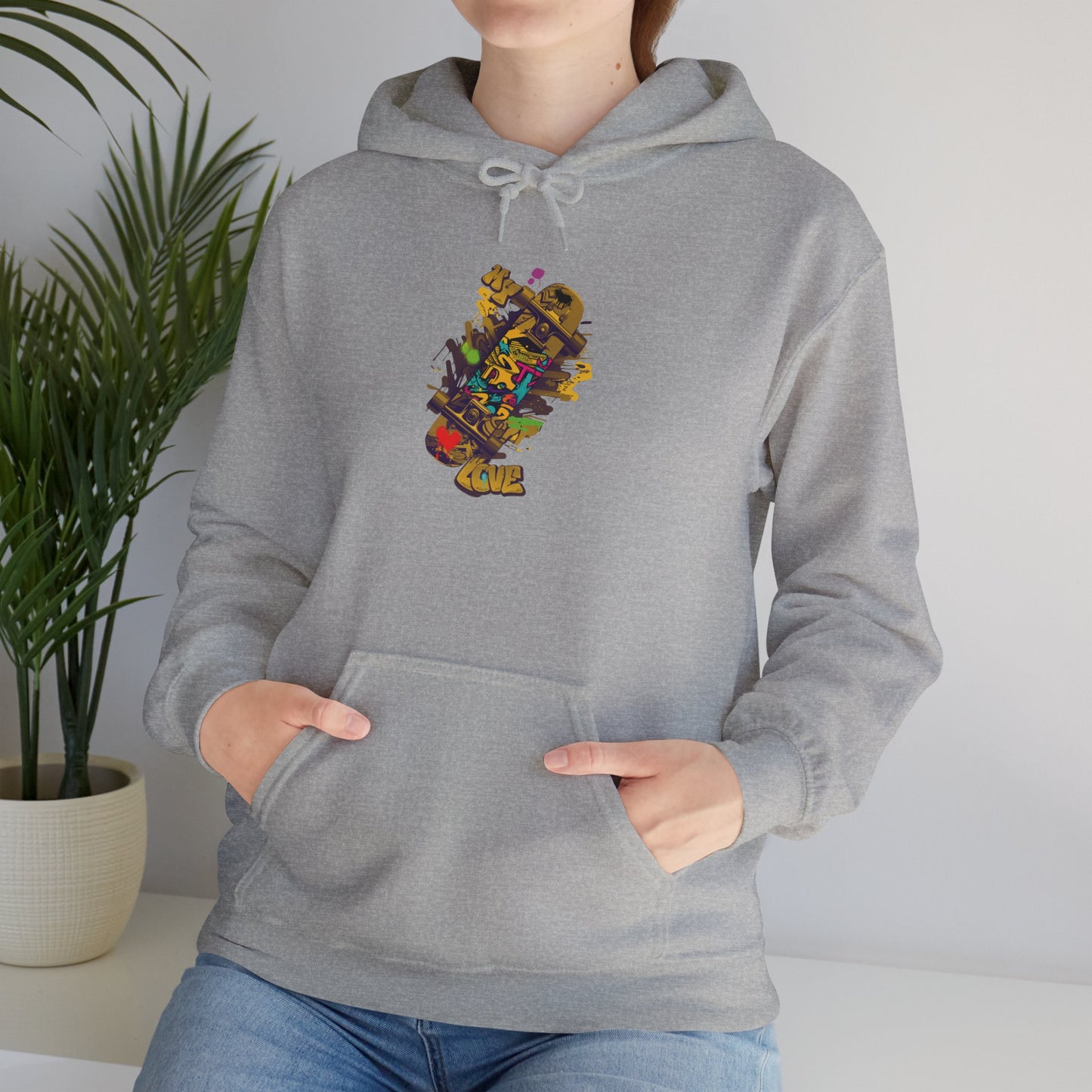 soft hooded sweatshirt  comfortable for asphalt and urban lovers