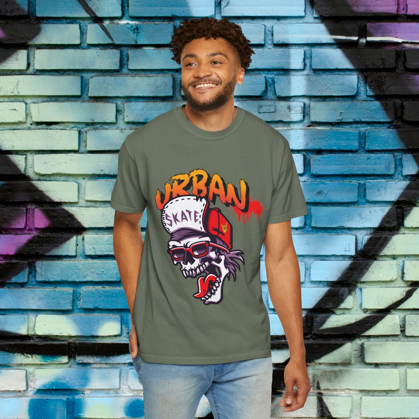 Skull Urban Skate T-Shirt
