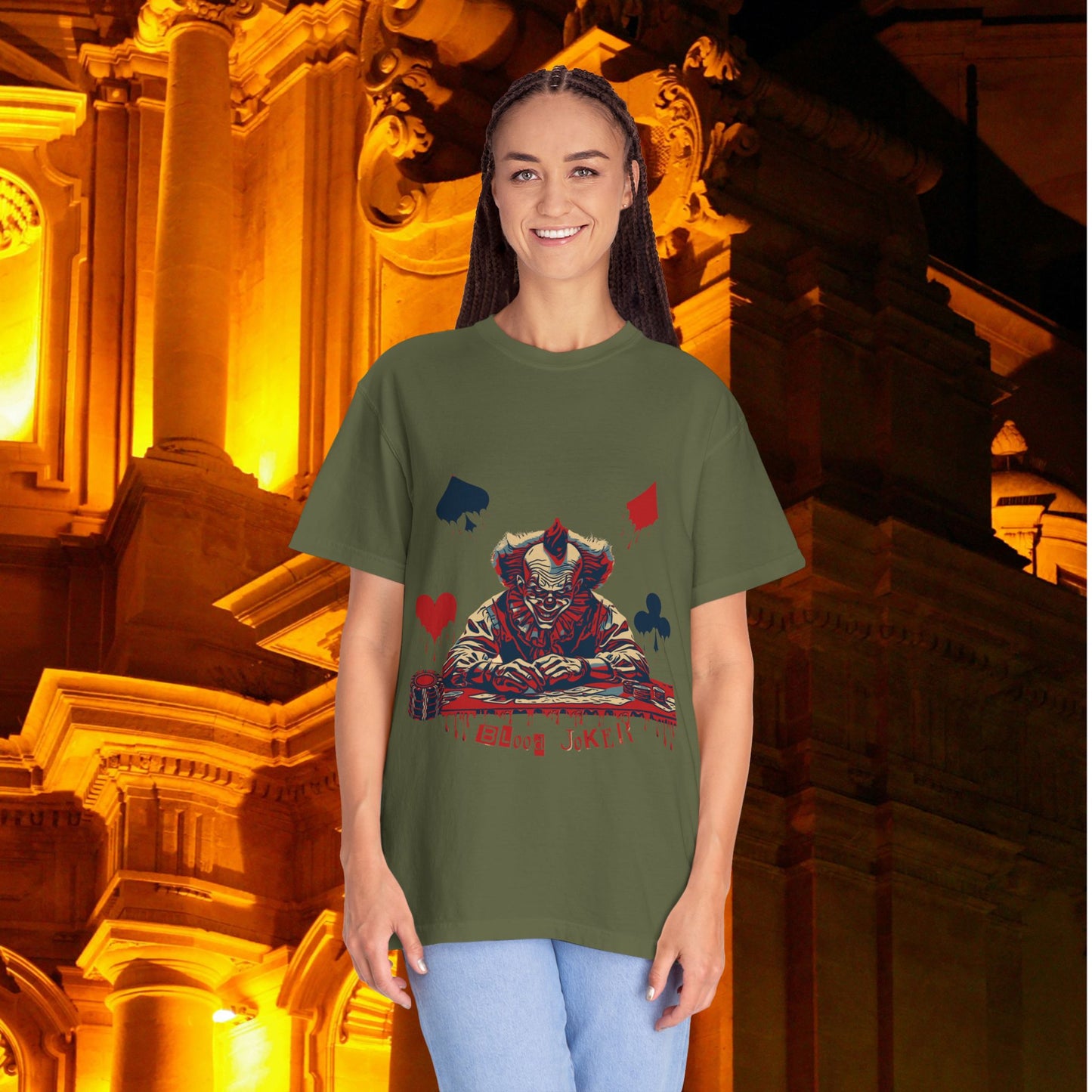 Halloween Blood Joker T-shirt