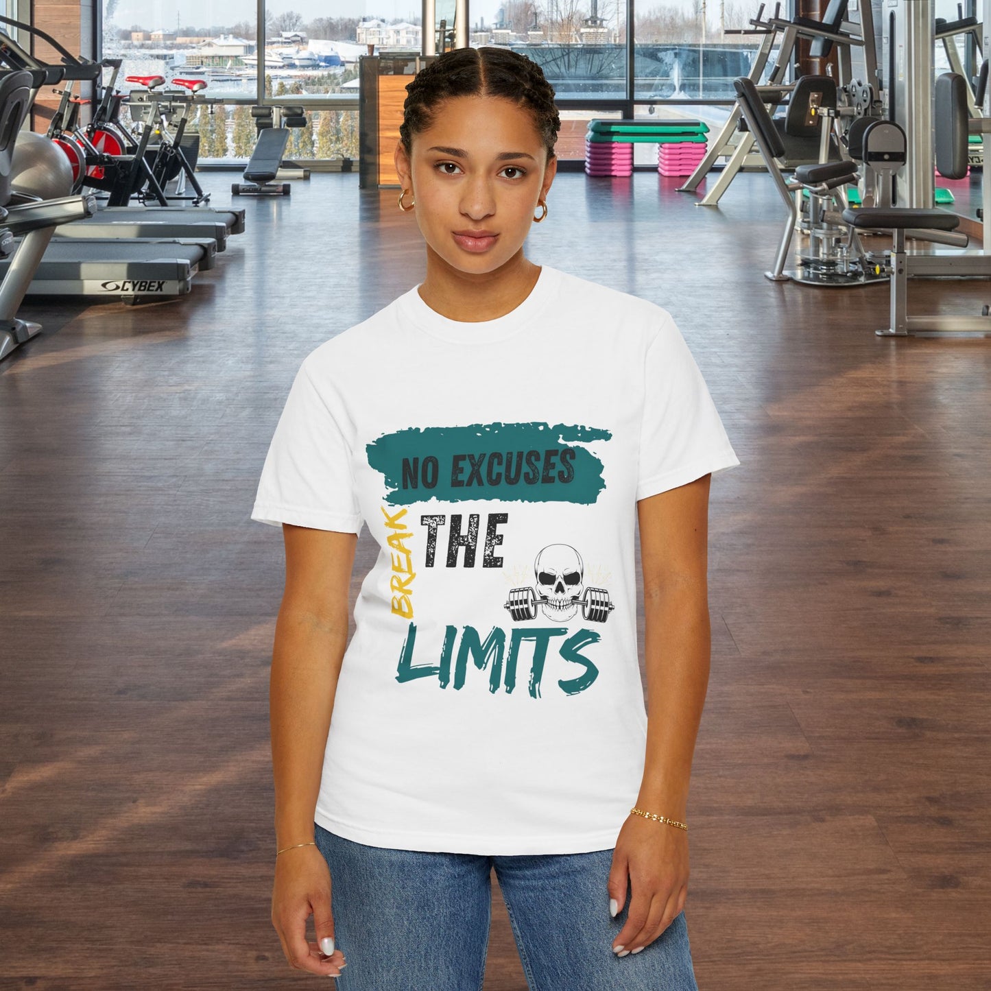 Motivational Unisex T-shirt - No Excuses, Break Your Limits